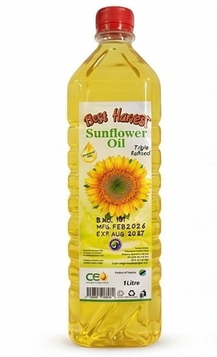 Best Harvest Sunflower Oil Triple Refined 1L